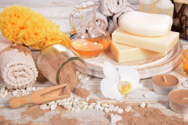 yüz ve göğüs arası ev Spa için çikolata maskesi