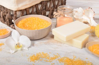 Tatlım banyo tuzu lavanta kase banyo tuzu bir kavanoz, orkide, s