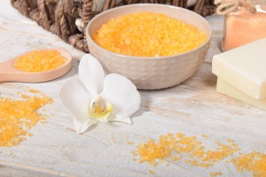 Tatlım banyo tuzu lavanta kase banyo tuzu bir kavanoz, orkide, s