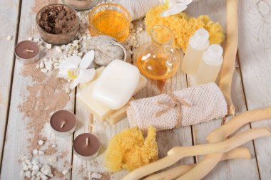 vücut ve yüz doğal sabun ve avo çikolata çamur toz