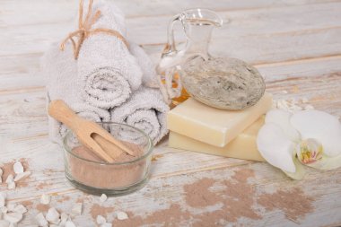 Yüz ve deco, doğal sabunlar ile orkide için kakao tozu maskesi, 