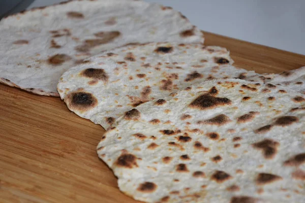 Masa Pan Casera Horneada Durante Cuarentena Casa — Foto de Stock