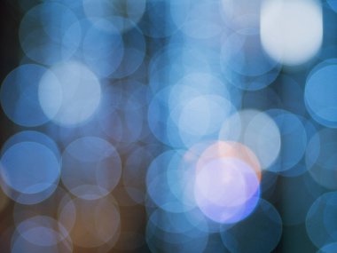 Noel ışığının soyut yuvarlak bokeh arkaplanı