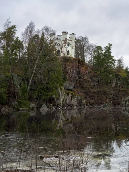 Vyborg Russia Leningrad Region 2020 Isle Dead Chapel Ludwigstein May — Stock Photo, Image