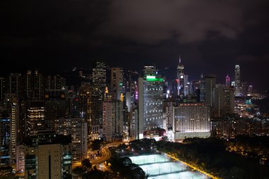 gece hong Kong Panorama