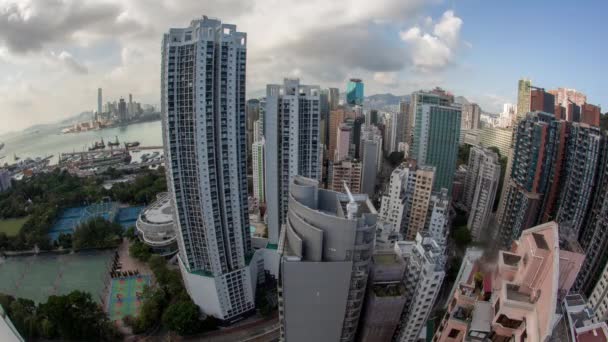 Timelapse de la vida en Hong Kong — Vídeo de stock