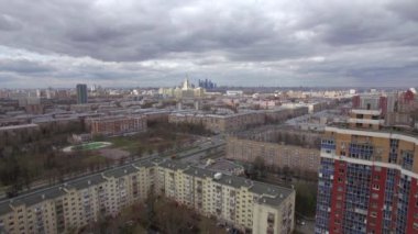 Moskova hava atış bulutlu gün, Rusya Federasyonu