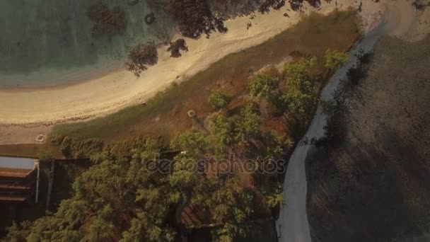 Vue aérienne du littoral de l'île Maurice