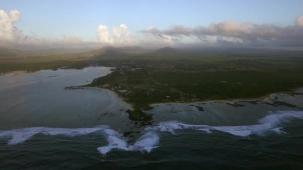 Isola di Mauritius, vista aerea — Video Stock