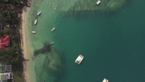 Foto aérea de Mauricio y el Océano Índico — Vídeo de stock