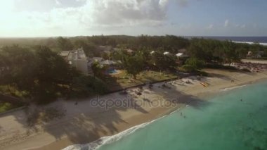 Aile resort ve Mauritius havadan görünümü