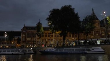 Amsterdam kanalları gece su Tur