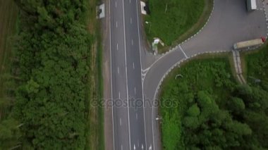 Taşıma trafik kırsal yolda hava atış