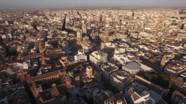 Valencia, İspanya 'nın hava manzarası