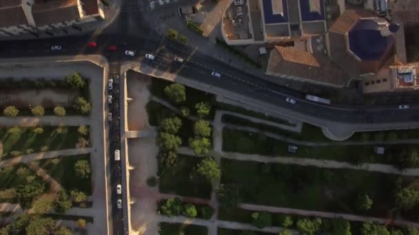 Valencia aerial view, Spain — Stock Video
