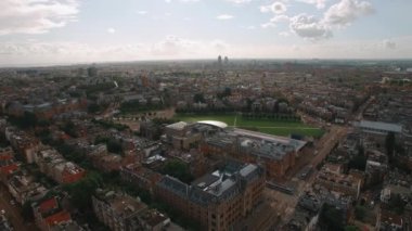 Amsterdam, havadan görünümü Panoraması