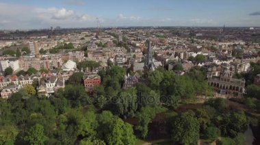 Amsterdam, Hollanda Hava panoramik manzaralı