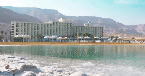 Dead Sea rekreasyon alanı — Stok video