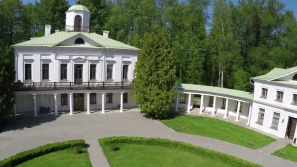 Vista aérea de la finca en el museo Tsaritsyno. Moscú, Rusia — Vídeos de Stock