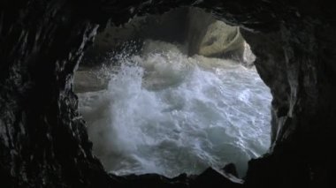 Rosh Hanikra grotto kaba Deniz Manzaralı