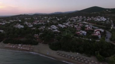 Sahil ve Villa Trikorfo Beach, Yunanistan Hava atış