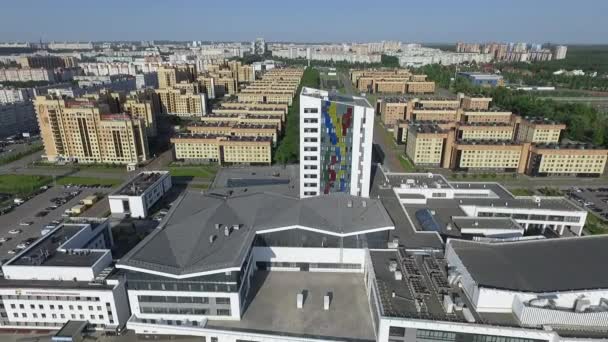 Veduta aerea della zona residenziale di Kazan, Russia — Video Stock
