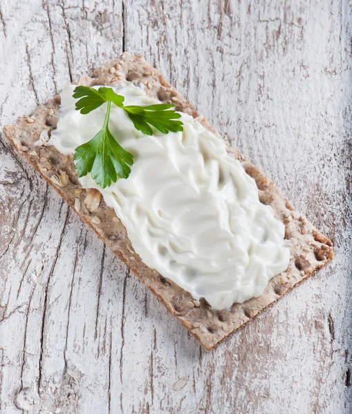 Sandwiches with cheese — Stock Photo, Image