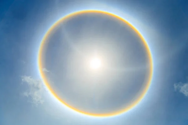 Halo against the Blue sky. — Stock Photo, Image