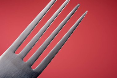 Kırmızı arka plan, yatay çatal