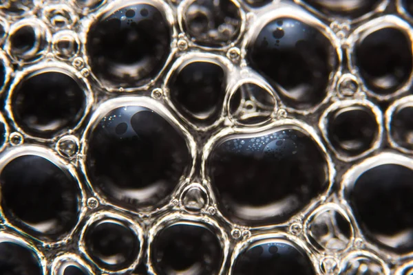 Kabarcıklar doku içinde yakın çekim