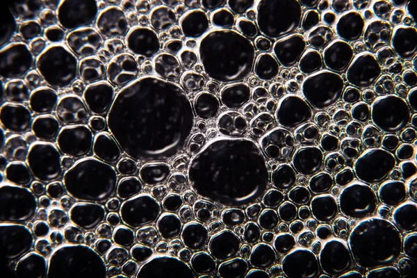 Kabarcıklar doku içinde yakın çekim