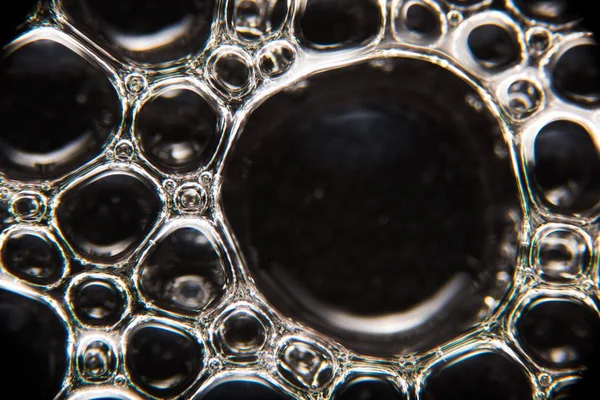 Kabarcıklar doku içinde yakın çekim