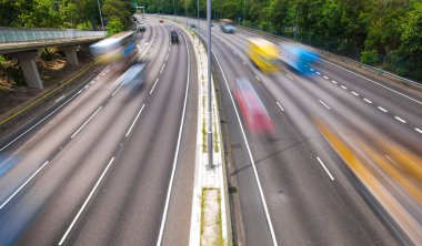 Hong Kong kentsel otoyol trafik