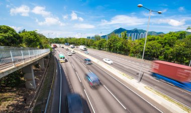 Hong Kong kentsel otoyol trafik