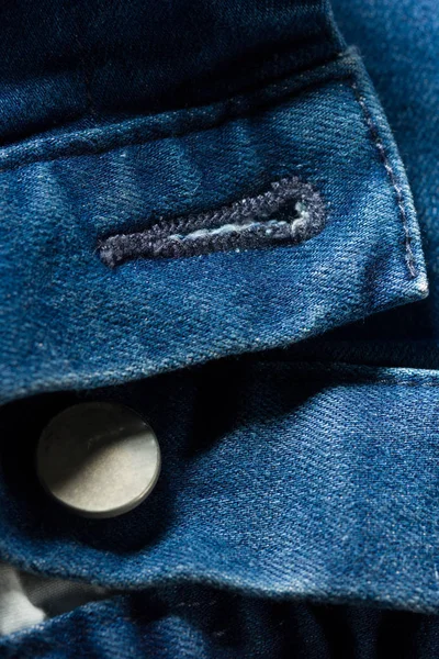 Närbild jeans — Stockfoto
