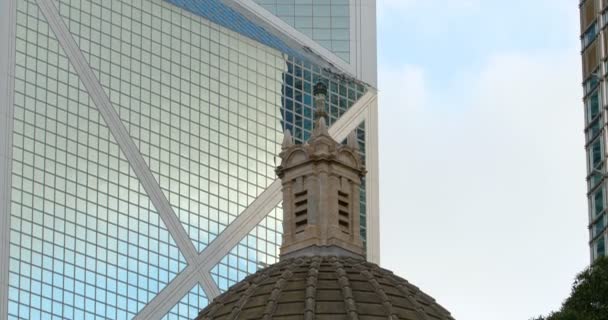 Edificios en Hong Kong Central — Vídeo de stock