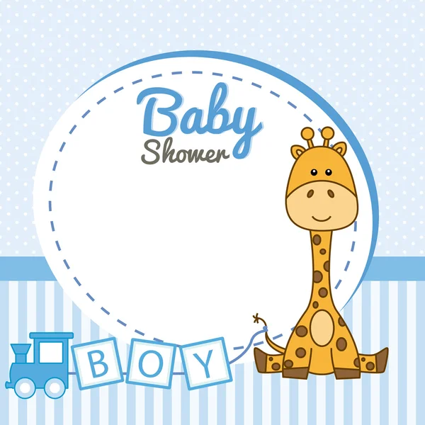 Gestell Baby Giraffe — Stockvektor