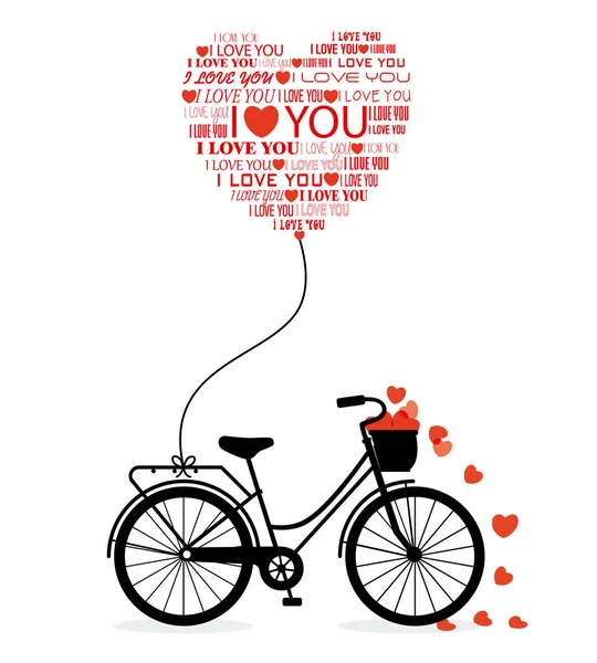 Great card for Valentine's Day — Stock Vector