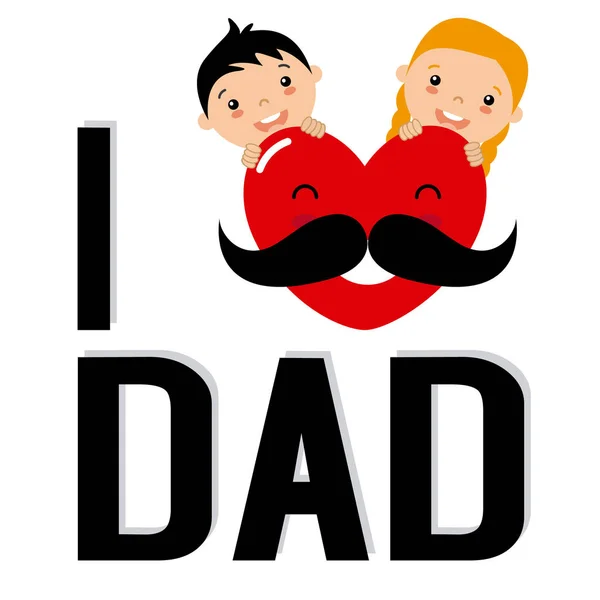 Heureux jour des pères — Image vectorielle