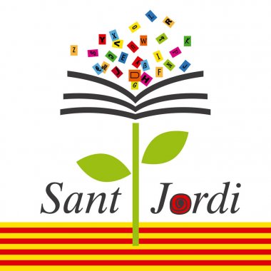 Sant Jordi kartı.