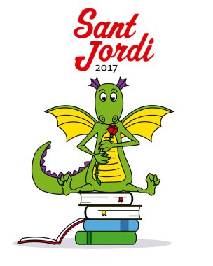 Sant Jordi kartı.