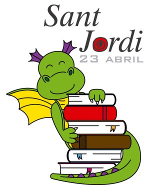 Sant Jordi kartı.