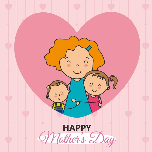 สุขสันต์วันแม่ — ภาพเวกเตอร์สต็อก