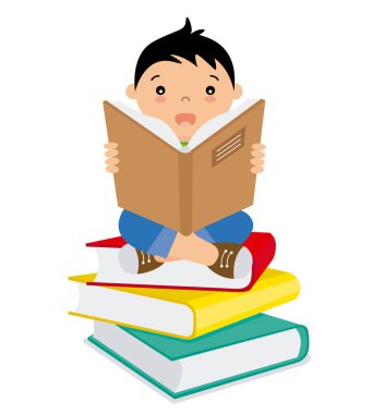 Çocuk kitapları bir dizi okuma