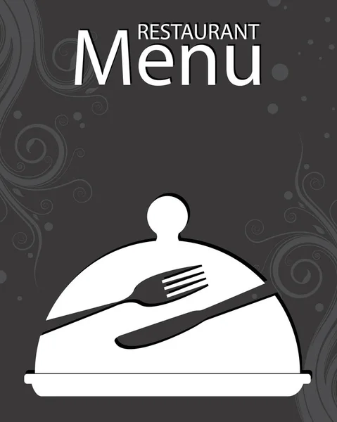 Ресторан меню картка — стоковий вектор