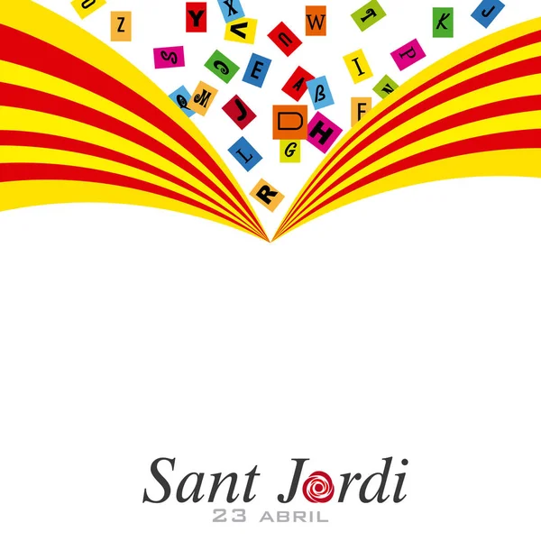 ซานต อาโก เทศกาลด งเด มของคาตาโลเน สเปน — ภาพเวกเตอร์สต็อก