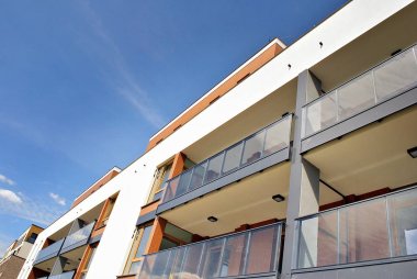 Modern apartmanlar dış