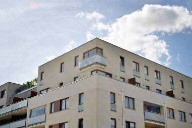 Modern apartmanlar dış