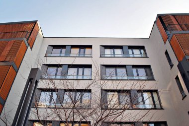 Modern apartmanlar dış