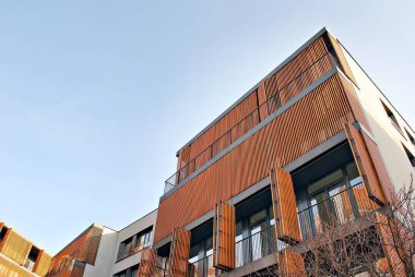 Modern apartmanlar dış
